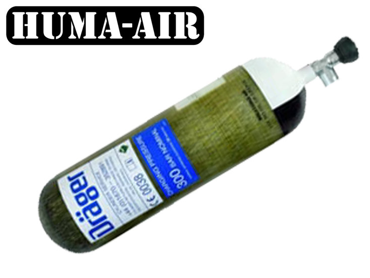 Drager 6 Liter 300 Bar Light Weight Carbon HPA Bottle