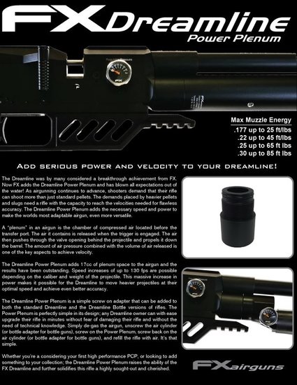 FX Dreamline External Power Plenum 17cc