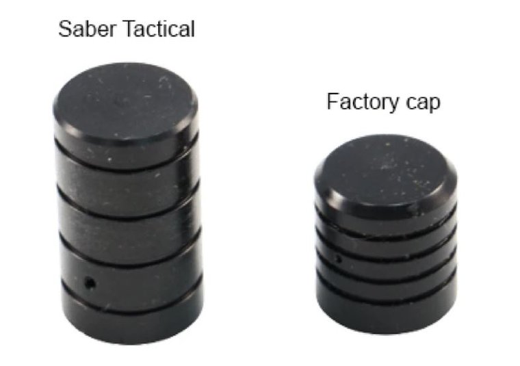 Saber Tactical Extended Dust Cap Cover ST0019