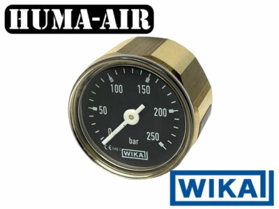 Wika black pressure gauge 28 mm for Fx Wildcat MKI and FX Streamline