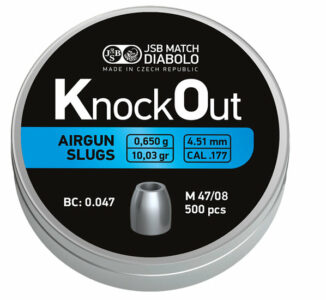 JSB .177 Knock Out Airrifle Slugs 10.03 Gr. (4.51)