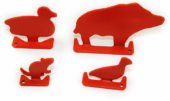 Shooting Target 4 x Metal Animal