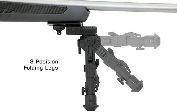 UTG Recon 360 TL Bipod, 5.5″-7.0″ Center Height, Picatinny (TL-BP02-A)