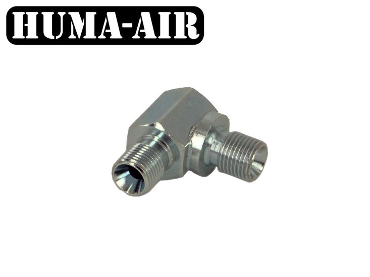 Adaptor Block Elbow 90º 1/8″ BSP male to 1/8″ BSP male