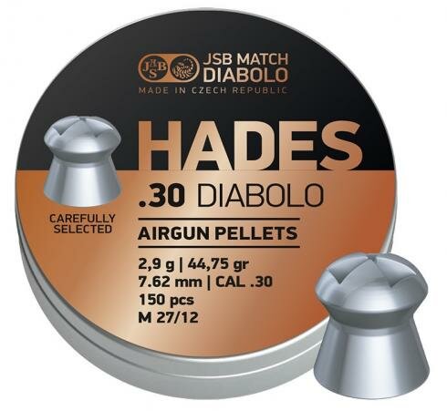 JSB Hades Airgun Pellets .25 - 5.5 _ 25.54 grain 300 pc