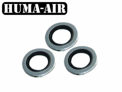Rubber Steel Washer G1/8 (3 Pack Bonded Seals)
