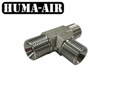 Adaptor Tee or T-bar 3 x 1/4″ BSP male