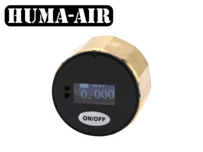 Digital Mini Pressure Gauge 28 mm. Rechargable G1/8 BSP Treads 300 Bar