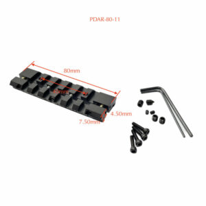 Eagle Vision 13 mm Dovetail To Picatinny Rail Adaptor 80 mm.