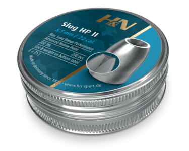 H&N .22 Airrifle Slugs HP II 25 Grain 200 pc (.217 / 5,51)