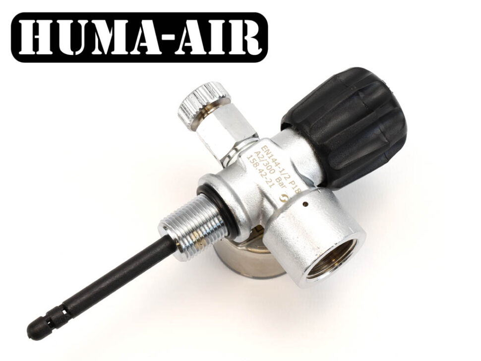 M18x1,5 Bottle Valve With Pressure Gauge And Depressurize Screw