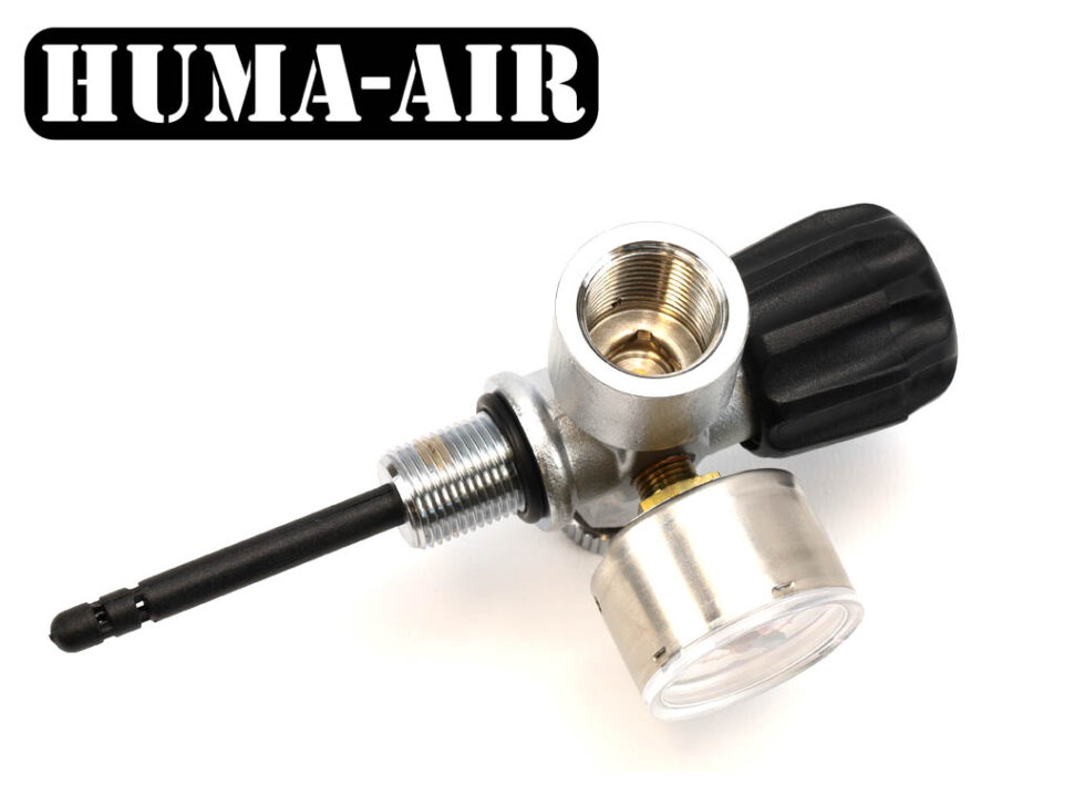 M18x1,5 Bottle Valve With Pressure Gauge And Depressurize Screw