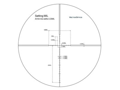 Vector Optics Veyron 4-16×44 FFP Rifle Scope (SCFF-22)