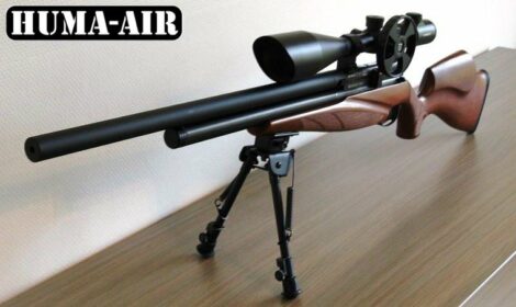 Huma-Air shroud with integrated moderator for Bsa Airrifles