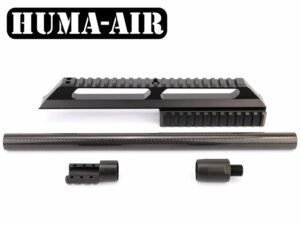 Extended Scope Rail With Barrel Stiffner And Tensioner Kit For FX Impact by Huma-Air