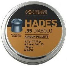 JSB .35 Hades Airrifle Pellets 77.16 Gr 100 pc big box