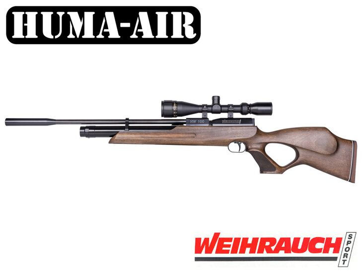 Weihrauch HW 100T .22 Airrifle With Moderator