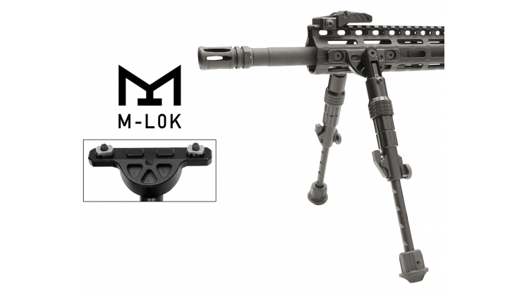 UTG Recon Flex M-LOK Bipod 5.7″-8″ Center Height (TL-BPDM01)