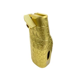Saber Tactical AR Style Vertical Grip With Thumb Rest Gold ST0050B