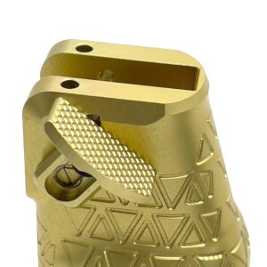 Saber Tactical AR Style Vertical Grip With Thumb Rest Gold ST0050B