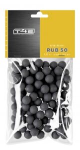 T4E (Umarex) Cal .50 Rubber Balls Practice RUB 1,23gr 100 Pc.