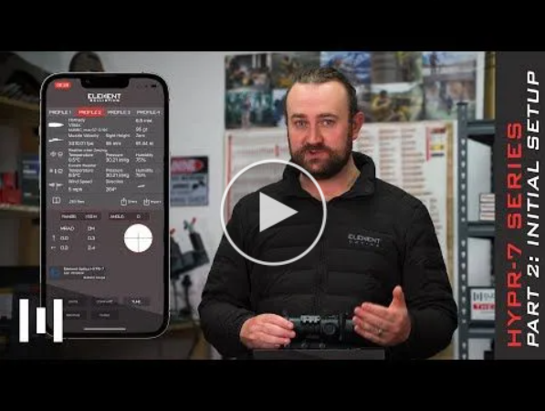 Video Element Optics Rifle Scope Hypr-7 7×50