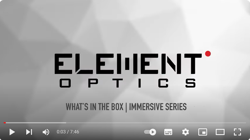 Video Element Optics Rifle Scope Immersive Series 10×40