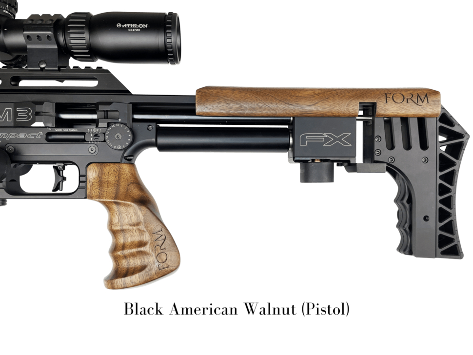 Black American Walnut Pistol Grip By Form Rifle Stocks