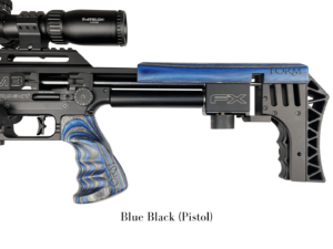 Laminated Pistol Grip Blue and Black By Form Rifle Stocks