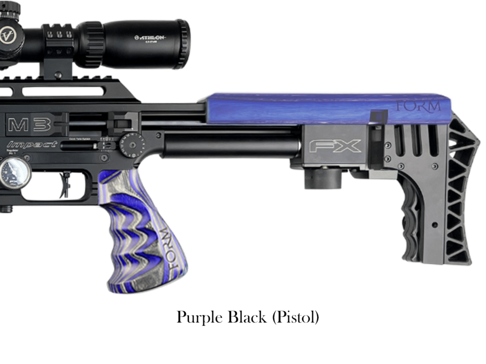 Laminated Pistol Grip Purple And Black By Form Rifle Stocks