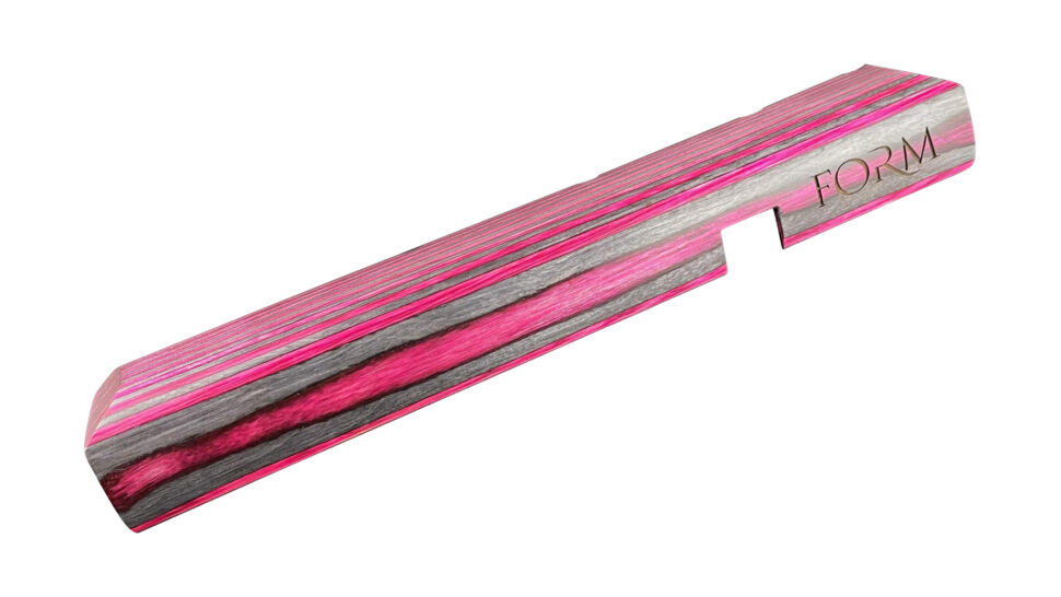 FX Impact Laminated Cheek Piece Pink and Black By Form Rifle Stocks