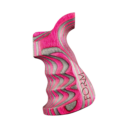 Handgrip Beavertail Pink and Black By Form Rifle Stocks