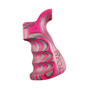 Handgrip Beavertail Pink and Black By Form Rifle Stocks