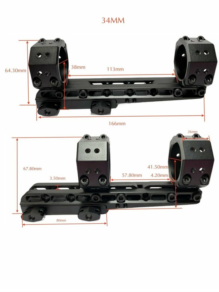 Eagle Vision Infinity Elevation Scope Mount Picatinny 30mm Forward/Backward 108 MOA