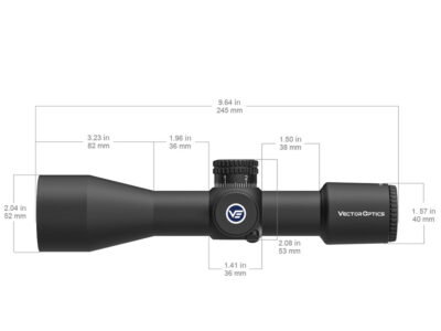 Vector Optics Veyron 10×44 SFP MPR-V5 Compact Rifle Scope (SCOM-41)