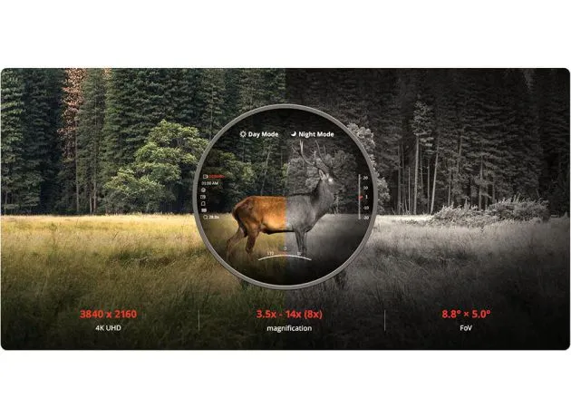 HikMicro Alpex 4K A50E Night Vision Rifle Scope