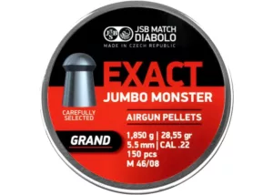 JSB .22 Jumbo Exact Monster Grand Airrifle Pellets 28.55 Gr 150 pc (5,52)
