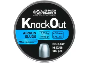 airgun slugs jsb knock out .177 10.03 grain MK3