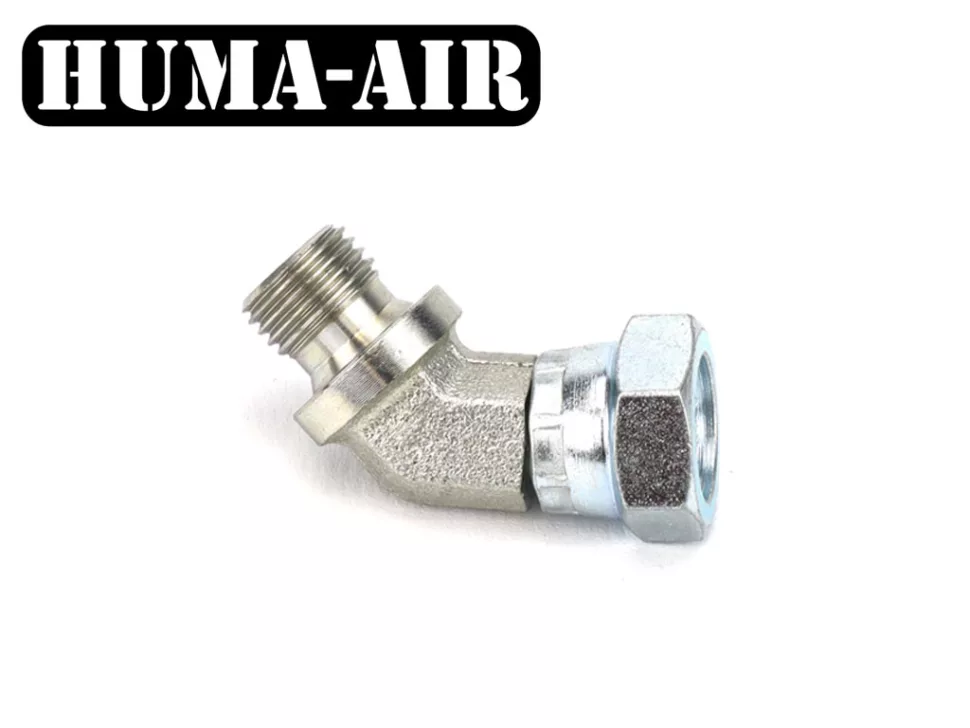 Swivel Adaptor Elbow 45º 1/4″ BSP Male to 1/4″ BSP Female