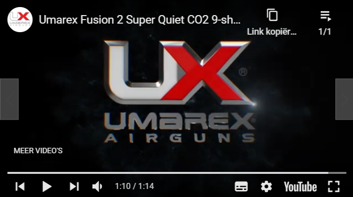 Video Umarex Fusion II CO2 Air Rifle With Rifle Scope