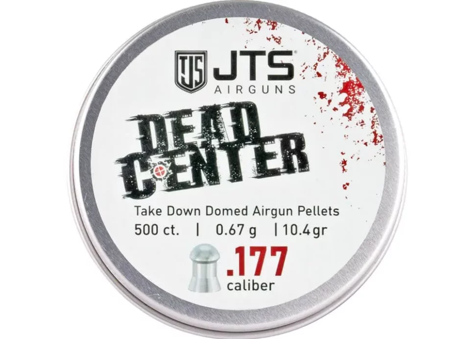 JTS .177 Dead Center Airgun Pellets 10.4 Gr 500 pc