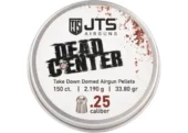 JTS .25 dead center airgun pellets 33.8 Gr 150 pc