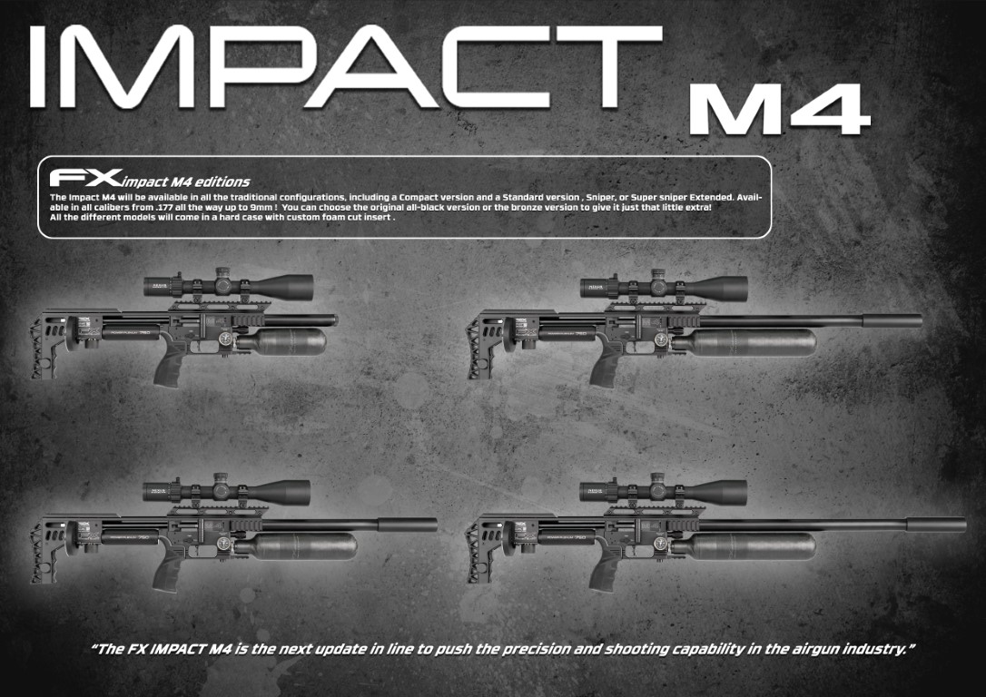 FX Impact M4 Black Compact Airrifle