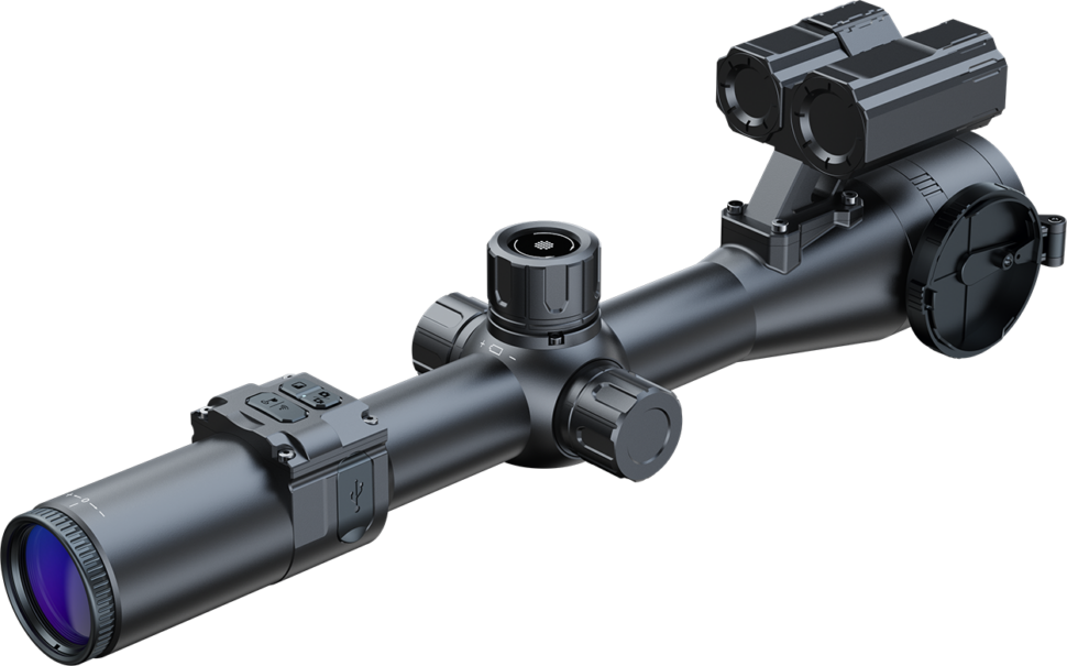 Pard Night Stalker 4K-50-LRF-IR940 Range Finder, Ballistic Calculator, Day and Night Rifle Scope