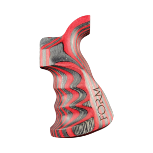 Laminated Handgrip Beavertail Red and Black By Form Rifle Stocks