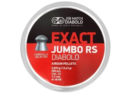 JSB .22 Jumbo Exact RS Airrifle Pellets 13.43 Gr 500 pc (5,52) big box