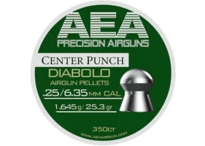 AEA .25 Center Punch Airgun Pellets 25.3 grain 350pc