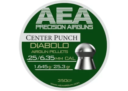 AEA .25 Center Punch Airgun Pellets 25.3 grain 350pc