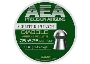 AEA .25 Center Punch Airgun Pellets 29.5 grain 300pc