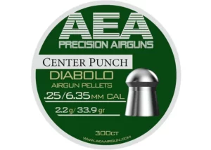 AEA .25 Center Punch Airgun Pellets 33.9 grain 300pc.